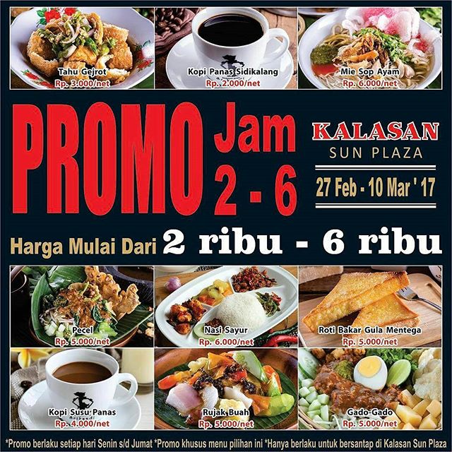 Promo Kuliner Seru di Kalasan Sun Plaza 27 Feb - 10 Maret 2017