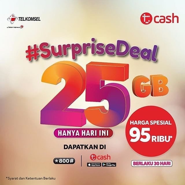 Promo Paket Data 25 GB Seharga Rp 110.000 dari Telkomsel