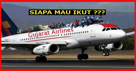 Mudik Dengan Pesawat Gujarat Air