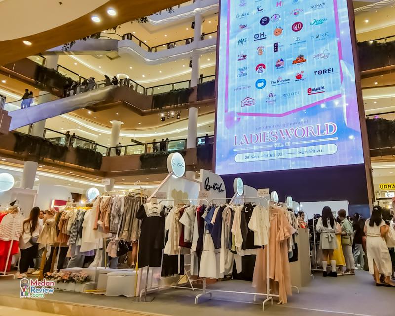 Bazaar Fashion dan F&B Ladies World Vol.III di Sun Plaza Medan Ramai Tenant dan Pengunjung