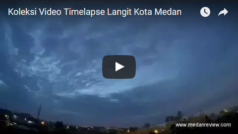 Langit Kota Medan Terekam Indah di Video Ini