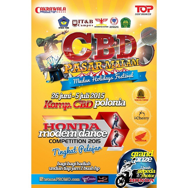 CBD Pasar Malam : Modern Dance Competition 2015 (26 Juni - 5 Juli 2015)