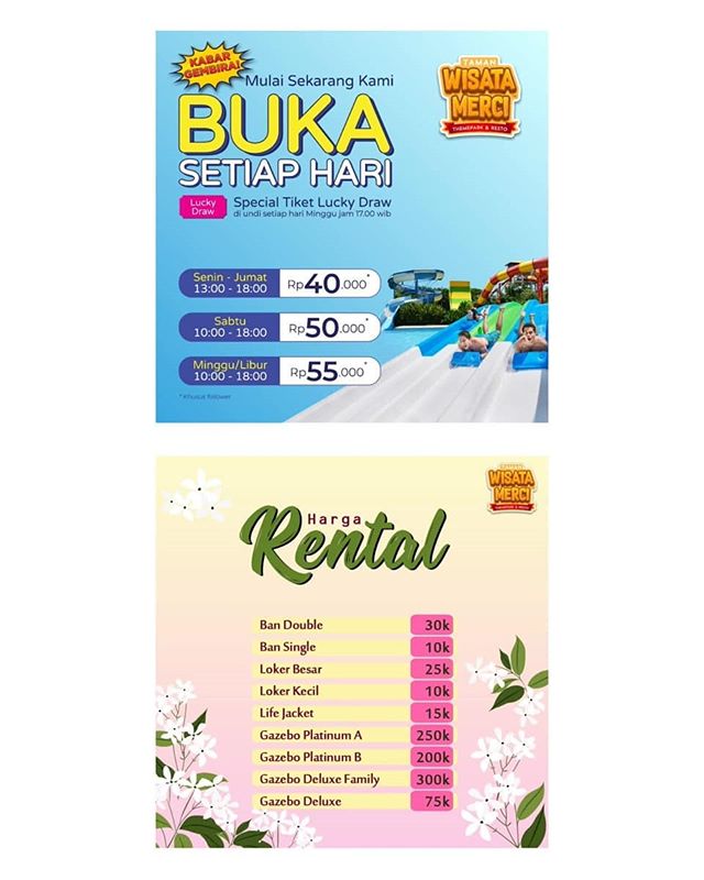 Harga TIket Masuk di Wisata Merci